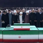 খামেনির প্রথম জানাজায় উপস্থিত দুই কোটি মানুষ